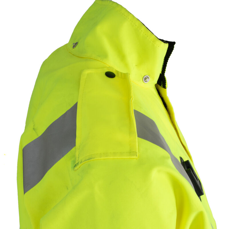 British Hi-Vis Police Rain Jacket | No Hood, , large image number 2